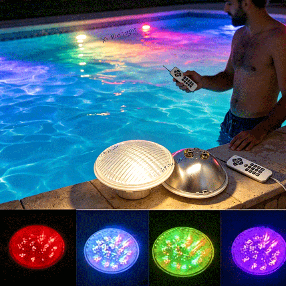 Xy Spa & Wellness George Town Reviews - 25W PAR56 RGB LED Schwimmbadbeleuchtung 35W