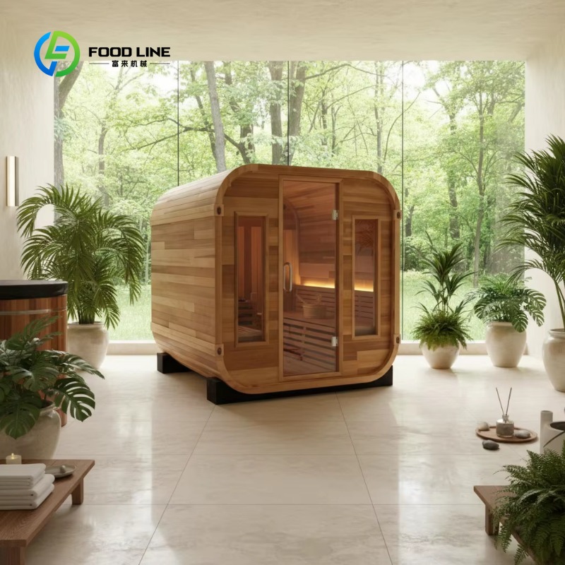 Spa Wellness Luxury - Maßgefertigter Luxus-Außensaunaraum aus Massivholz mit Thermodesign