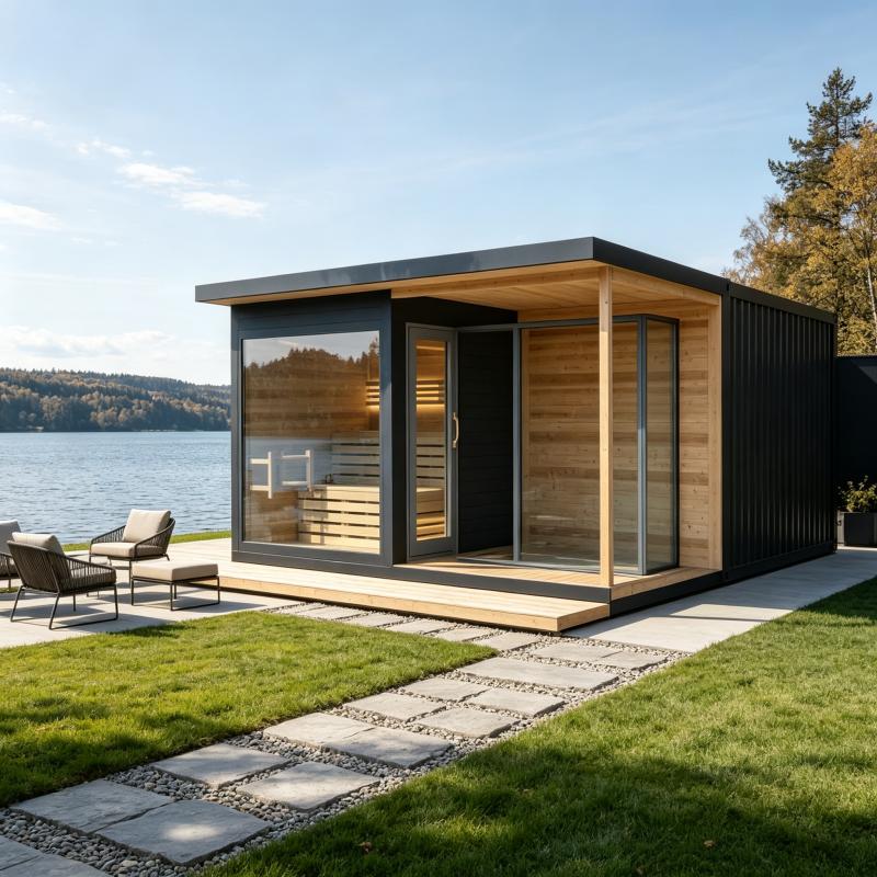 Luxuriöse Holz-Saunakabine in  – Spa Wellness Luxury Bewertung und Preis